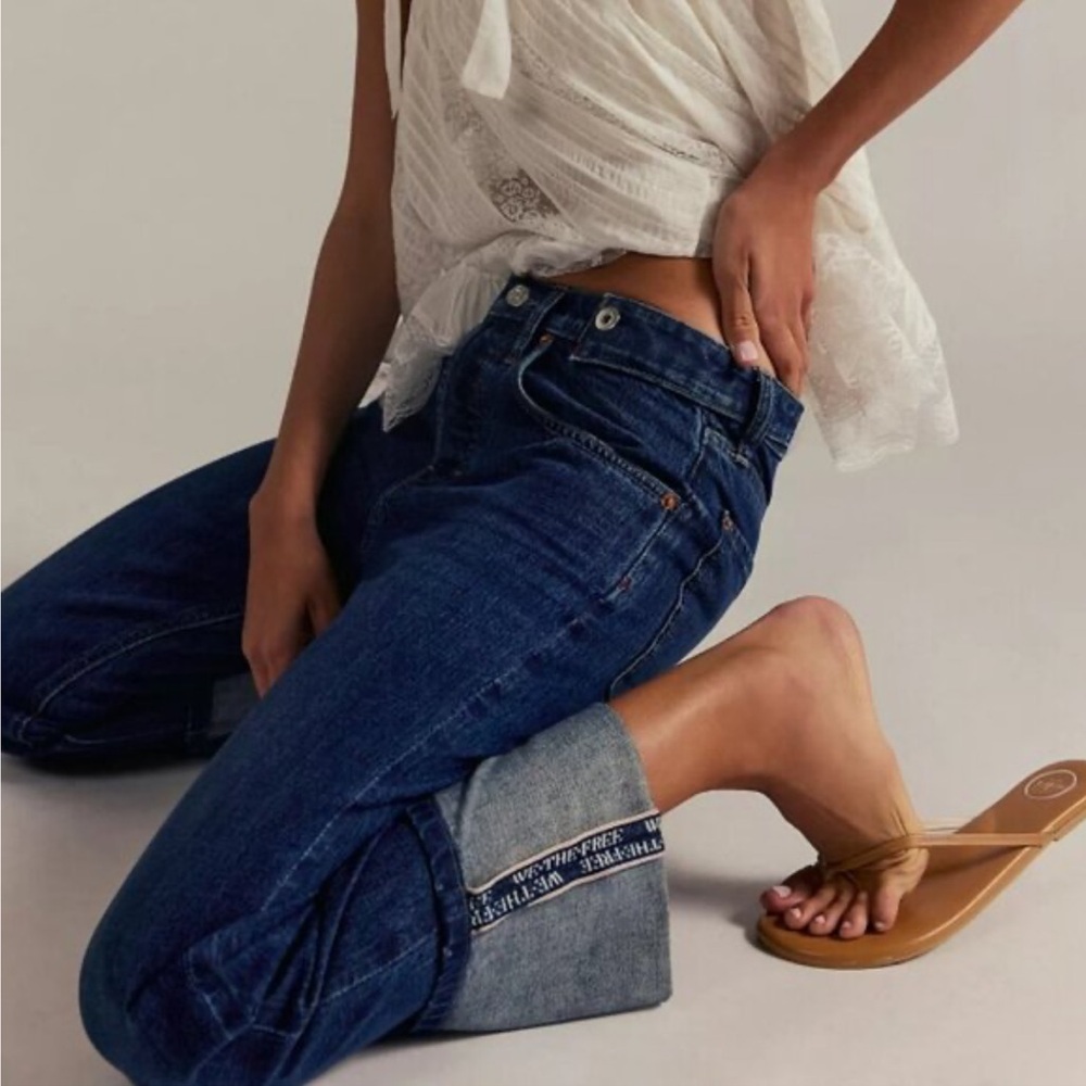 Free People Slade Slim Selvedge Jeans